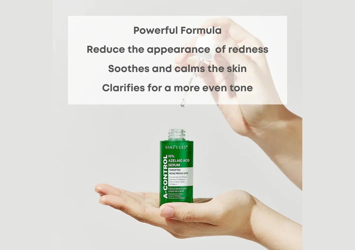 NINE LESS | A- Control 10% Azelaic Acid Serum - 30 ml