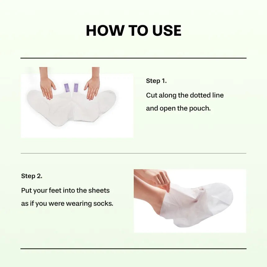 BAREN | Centella Deep Soothing Ritual Foot Mask - 3 pares