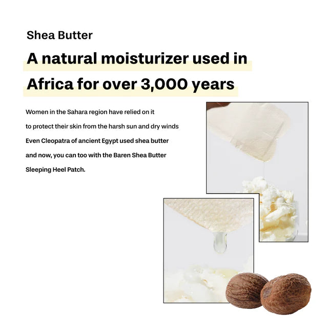 BAREN | Shea Butter Sleeping Heel Patch - 10ud