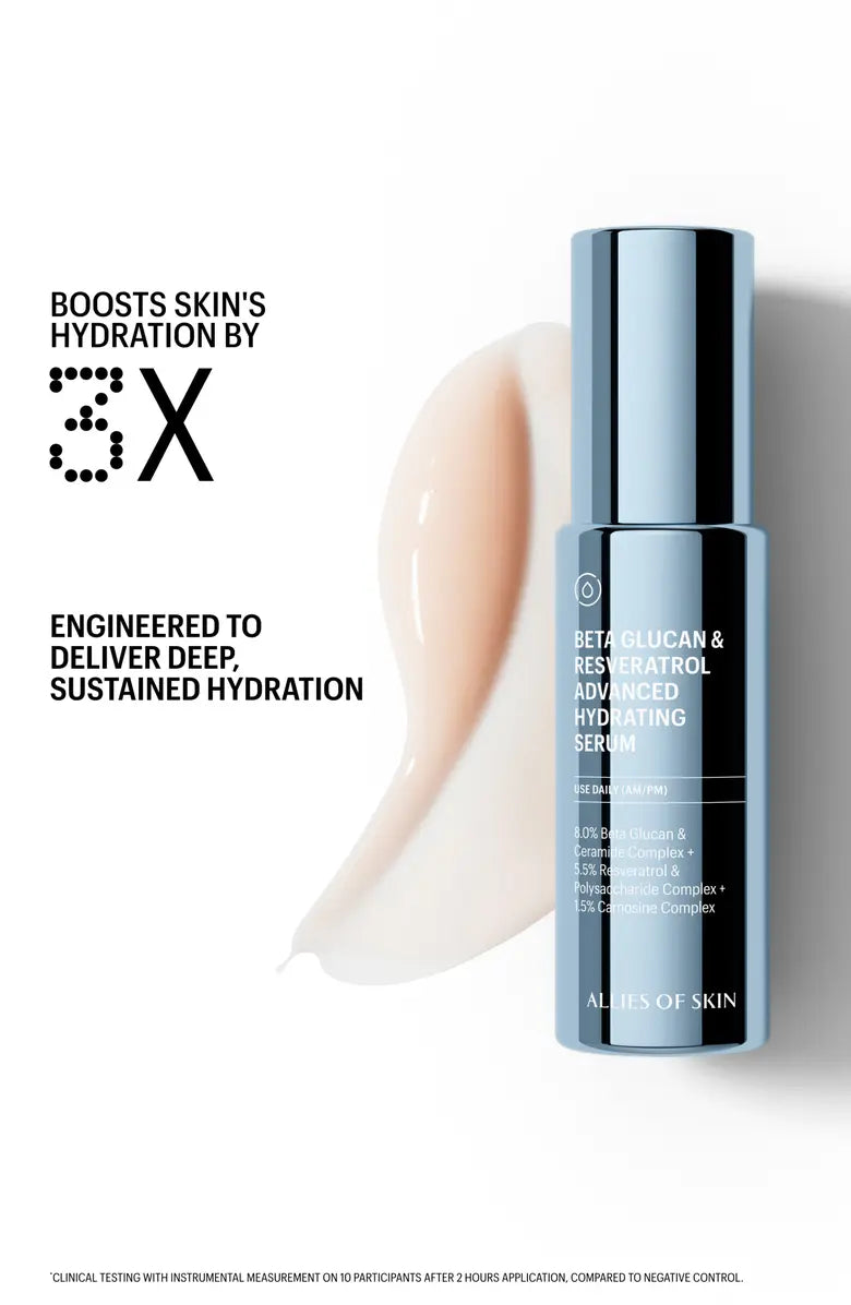 ALLIES OF SKIN | Beta-Glucan & Resveratrol Advanced Hydrating Serum - 30ml