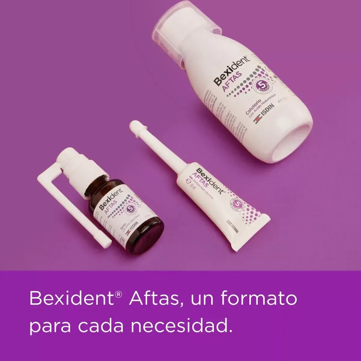 ISDIN | Bexident® Aftas Colutorio con Ácido Hialurónico - 120ml - InternationalCosmetic
