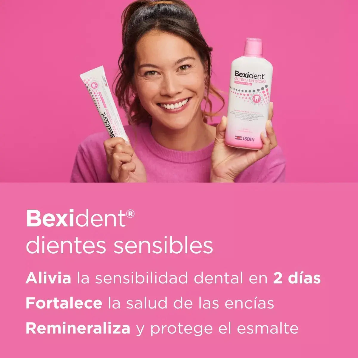 ISDIN | Bexident® Dientes Sensibles Pack Colutorio - 500ml + Pasta 75ml
