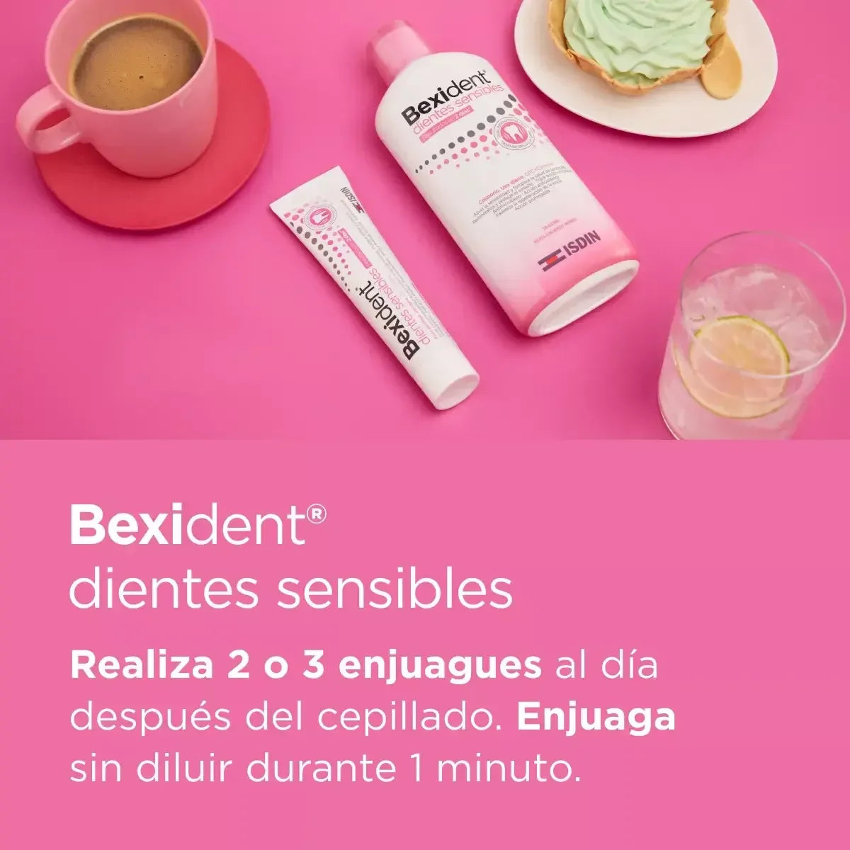 ISDIN | Bexident® Dientes Sensibles Pack Colutorio - 500ml + Pasta 75ml - InternationalCosmetic