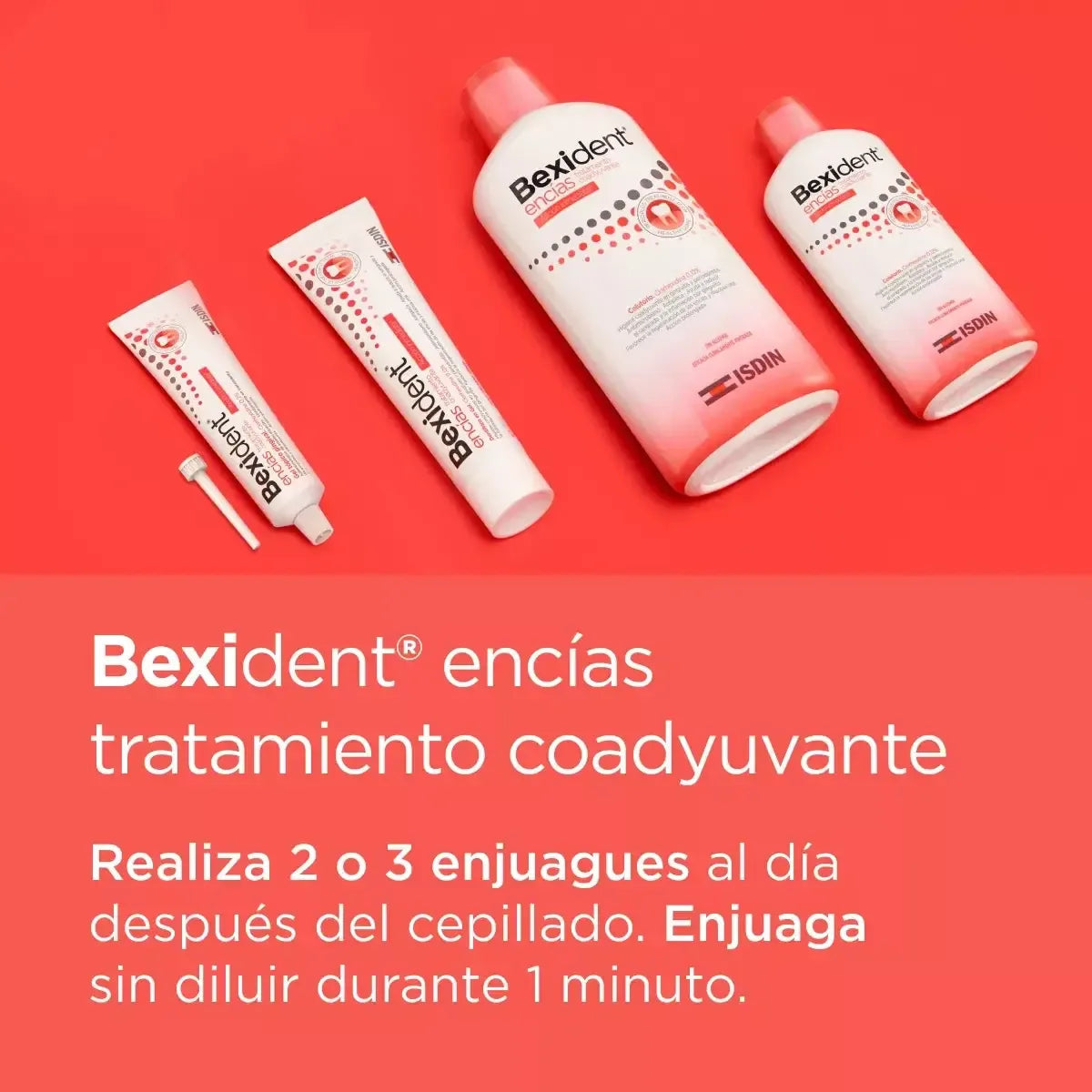 ISDIN | Pack Bexident Encias Tratamiento Colutorio - 500ml + Pasta 75ml - InternationalCosmetic