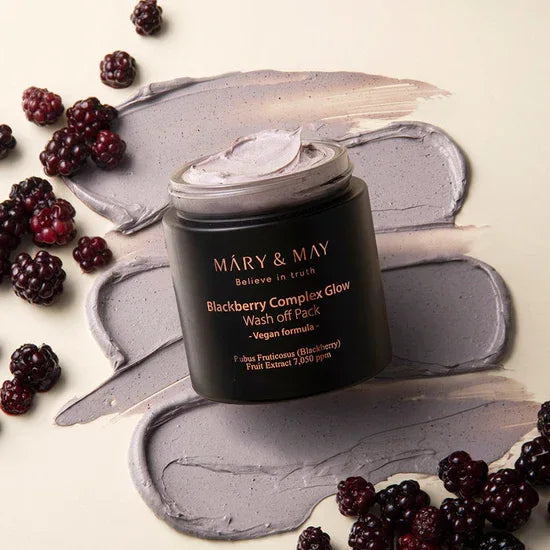 MARY & MAY | Blackberry Complex Glow Wash Off Pack - 125 gr - InternationalCosmetic