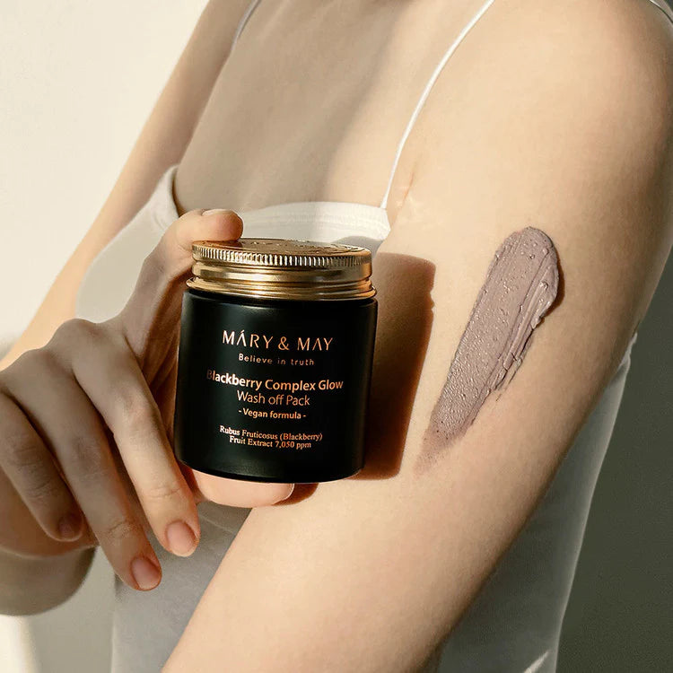 MARY & MAY | Blackberry Complex Glow Wash Off Pack - 125 gr - InternationalCosmetic