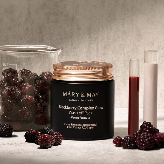 MARY & MAY | Blackberry Complex Glow Wash Off Pack - 125 gr - InternationalCosmetic