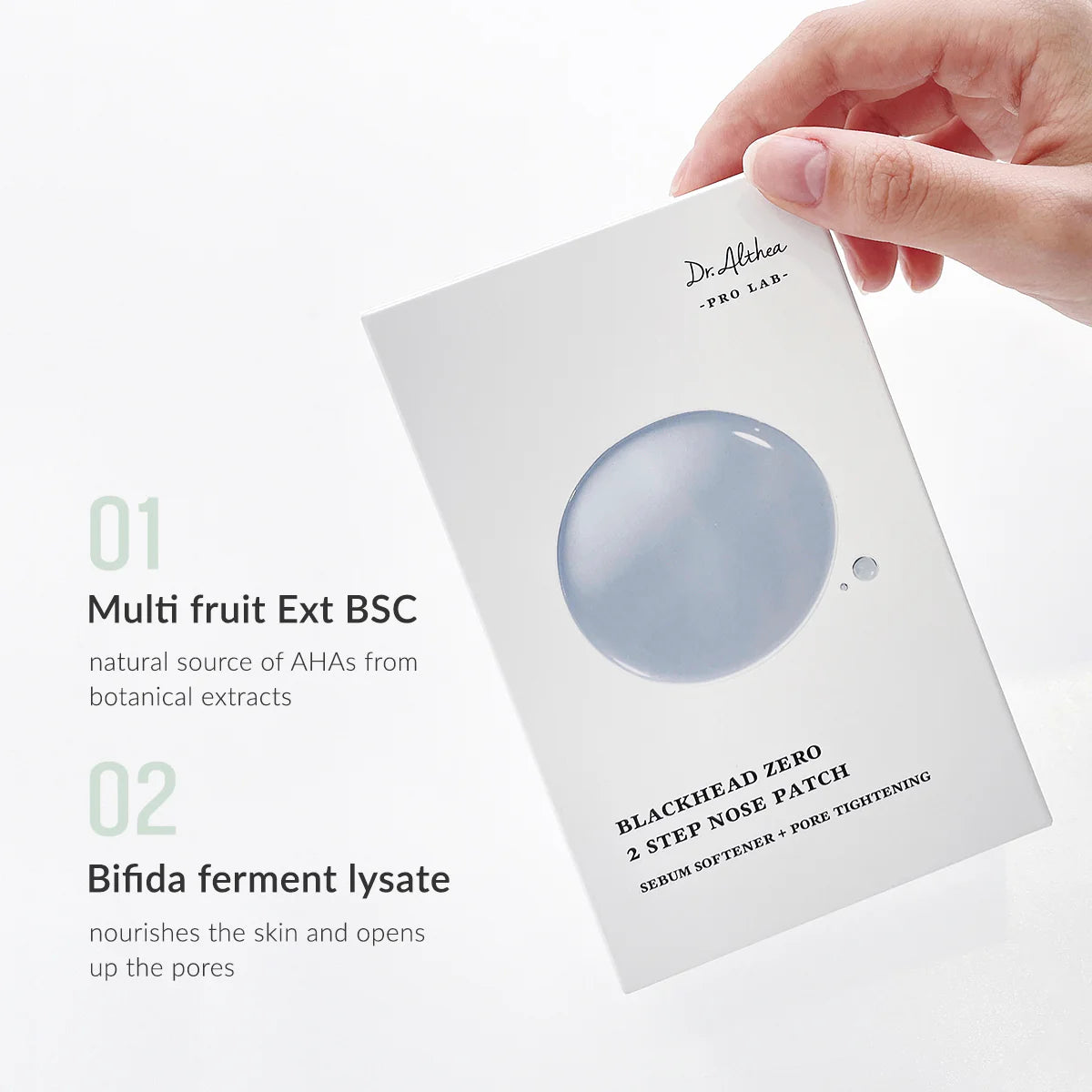 DR. ALTHEA | Blackhead Zero 2 Step Nose Patch