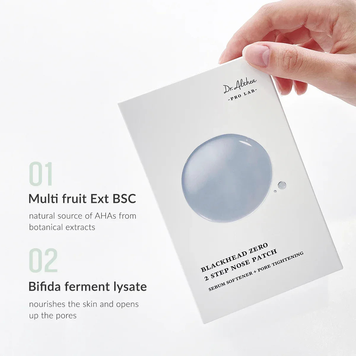 DR. ALTHEA | Blackhead Zero 2 Step Nose Patch - InternationalCosmetic