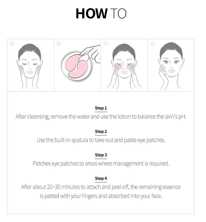 Bulgarian Rose Hydrogel Eye Patch (60 units)