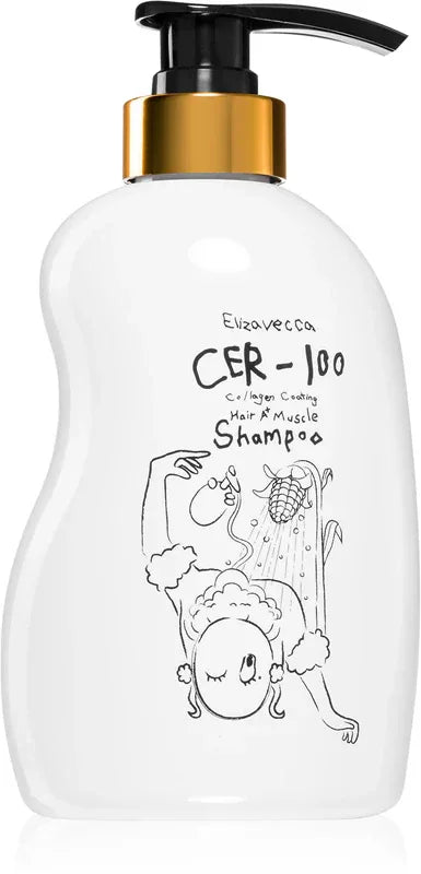 ELIZAVECCA | CER-100 Collagen Coating Hair A+ Muscle Shampoo - 500ml - InternationalCosmetic