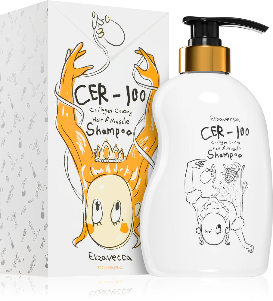 ELIZAVECCA | CER-100 Collagen Coating Hair A+ Muscle Shampoo - 500ml