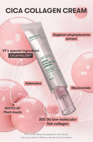VT COSMETICS | Cica Collagen Cream - 30ml - InternationalCosmetic