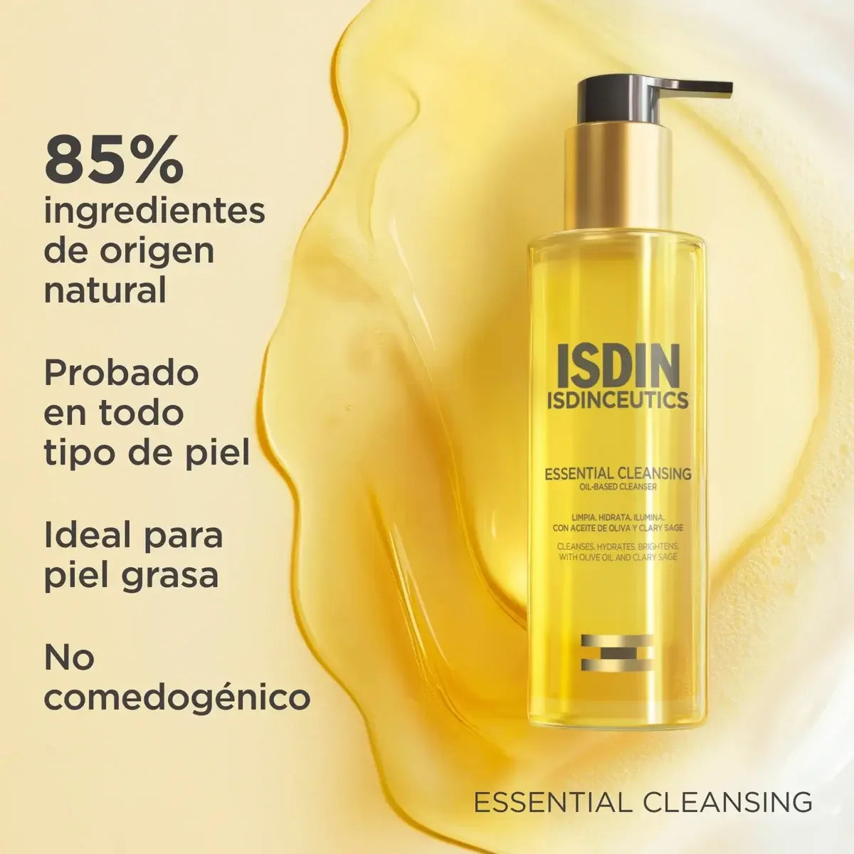 ISDIN | Essential Cleansing Oil-Based - 200ml - InternationalCosmetic