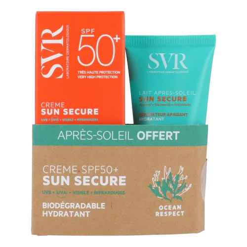 SVR | Sun Secure Creme SPF50+ + Regalo Lait Apres Soleil - 50ml - InternationalCosmetic