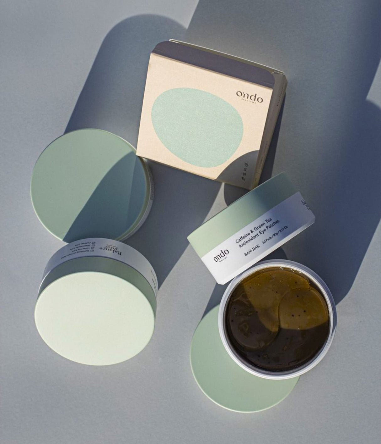 ONDO BEAUTY | Caffeine & Green Tea Antioxidant Eye Patches - 2 ud - InternationalCosmetic