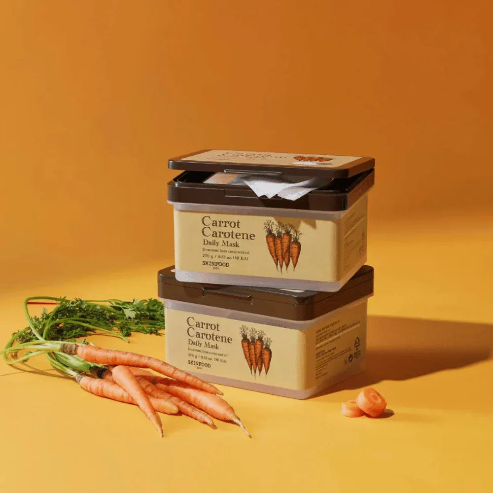 SKINFOOD | Carrot Carotene Daily Mask - 30ud - InternationalCosmetic