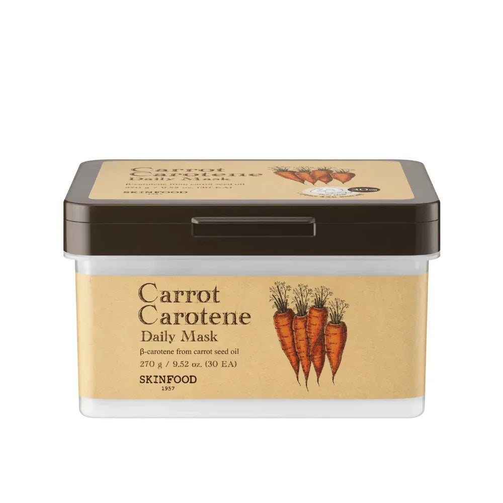 SKINFOOD | Carrot Carotene Daily Mask - 30ud - InternationalCosmetic