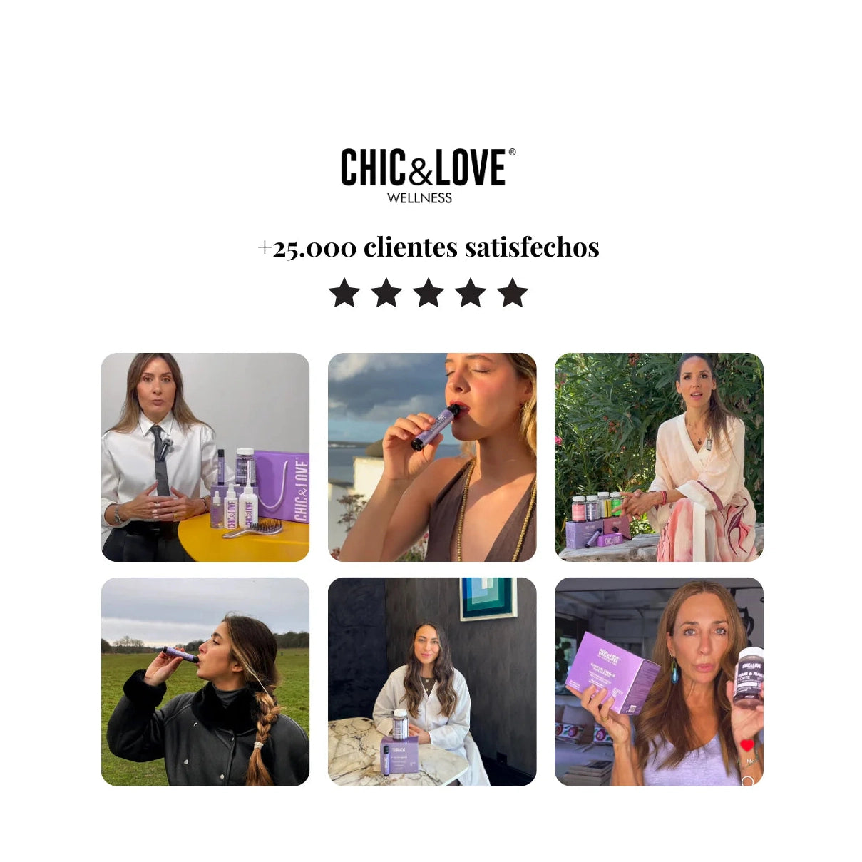 CHIC & LOVE | 360º Hair Formula Forte Elixir Cabello - 20 viales