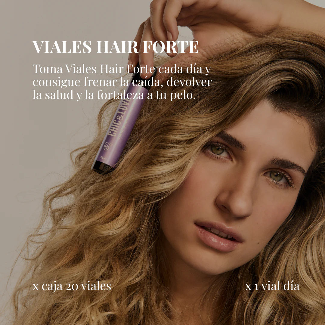 CHIC & LOVE | 360º Hair Formula Forte Elixir Cabello - 20 viales