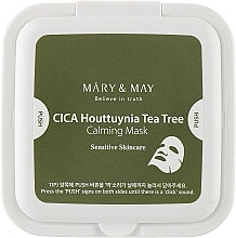 MARY & MAY | Cica Houttuynia Tea Tree Calming Mask - 30 ud