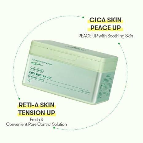 VT COSMETICS | CICA Reti-A Mask - 30ud - InternationalCosmetic