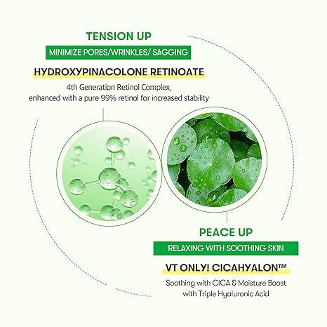 VT COSMETICS | CICA Reti-A Mask - 30ud - InternationalCosmetic