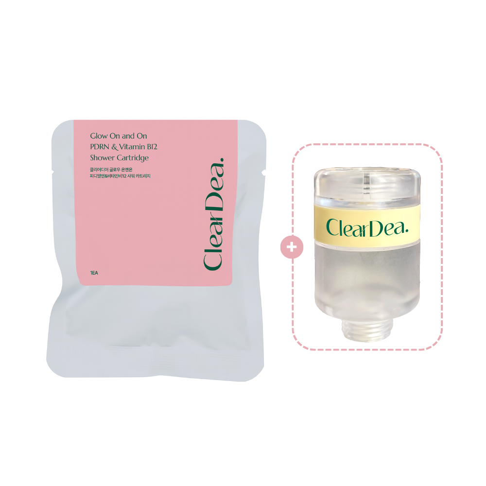 CLEARDEA. | Glow On and On PDRN & Vitamin B12 Shower Cartridge & Case