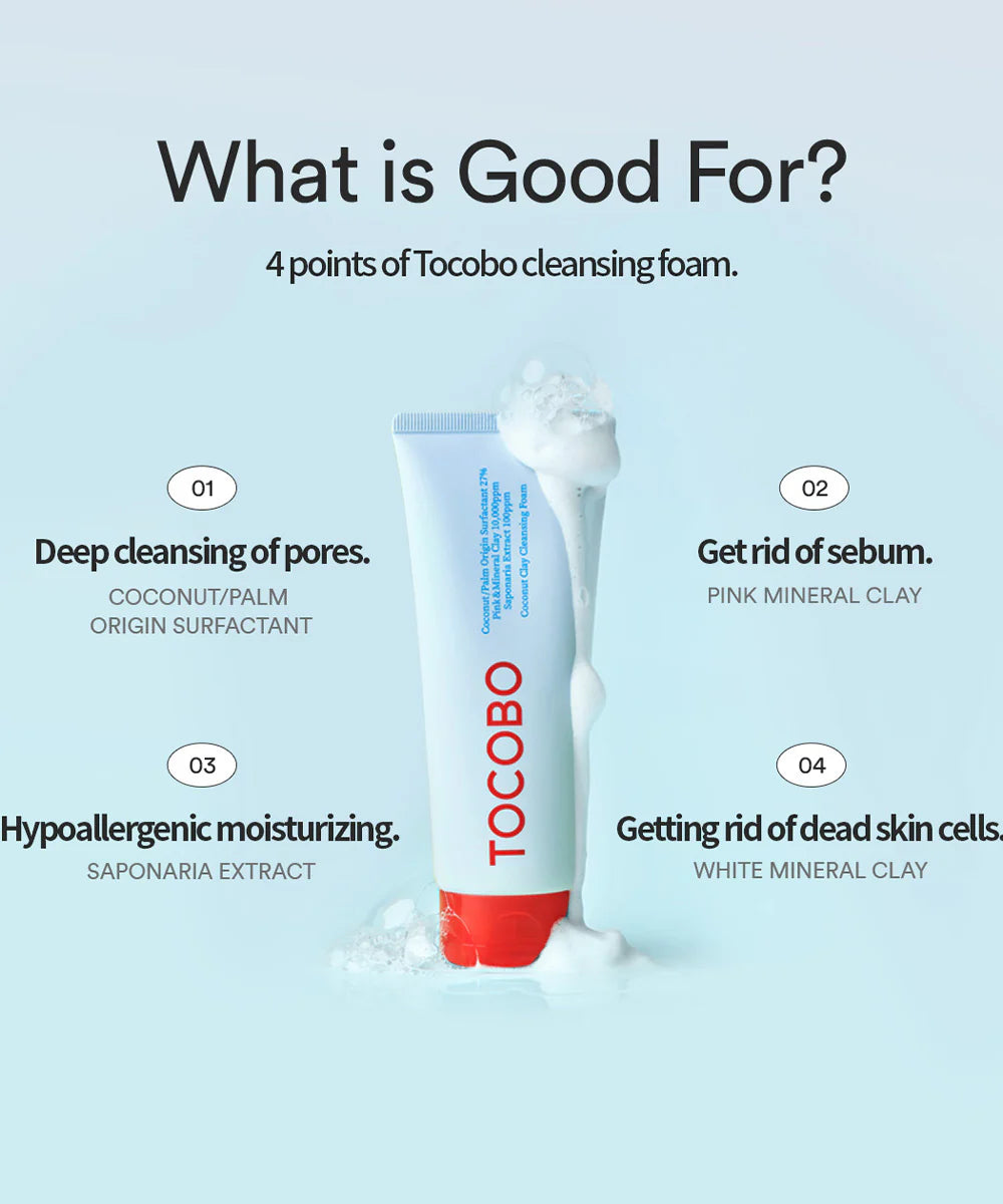 TOCOBO | Coconut Clay Cleansing Foam - 150ml