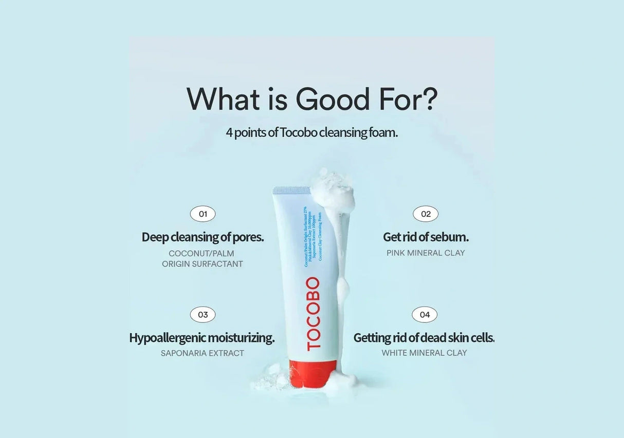 TOCOBO | Coconut Clay Cleansing Foam Mini - 15 ml
