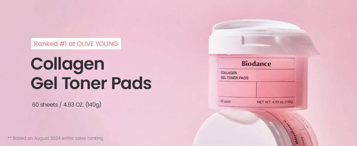 BIODANCE | Collagen Gel Toner Pads - 60ud - InternationalCosmetic