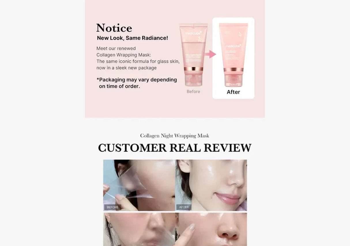 MEDICUBE | Collagen Night Wrapping Mask - InternationalCosmetic