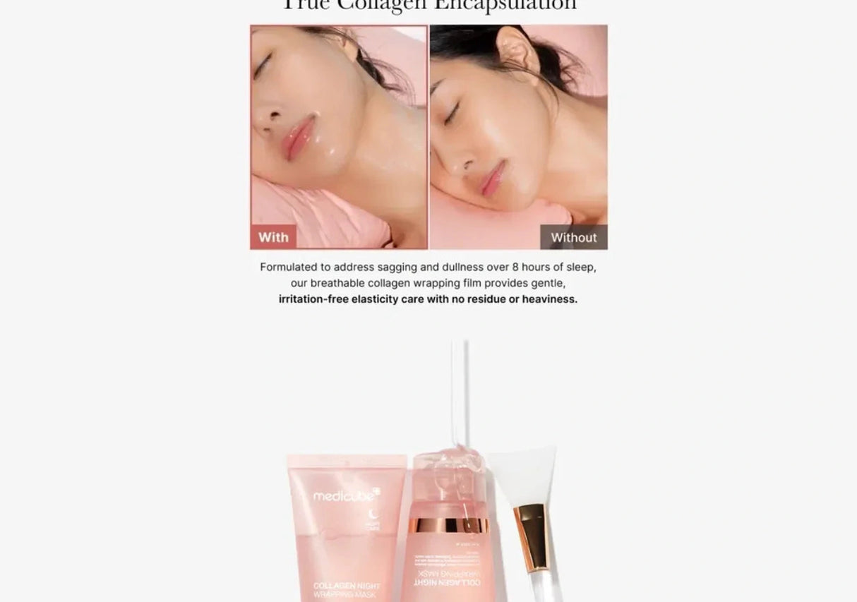 MEDICUBE | Collagen Night Wrapping Mask - InternationalCosmetic