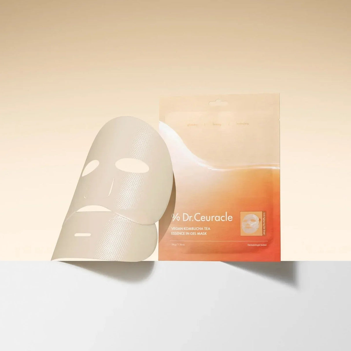 DR. CEURACLE | Vegan Kombucha Tea Essence in Gel Mask - 1 ud - InternationalCosmetic