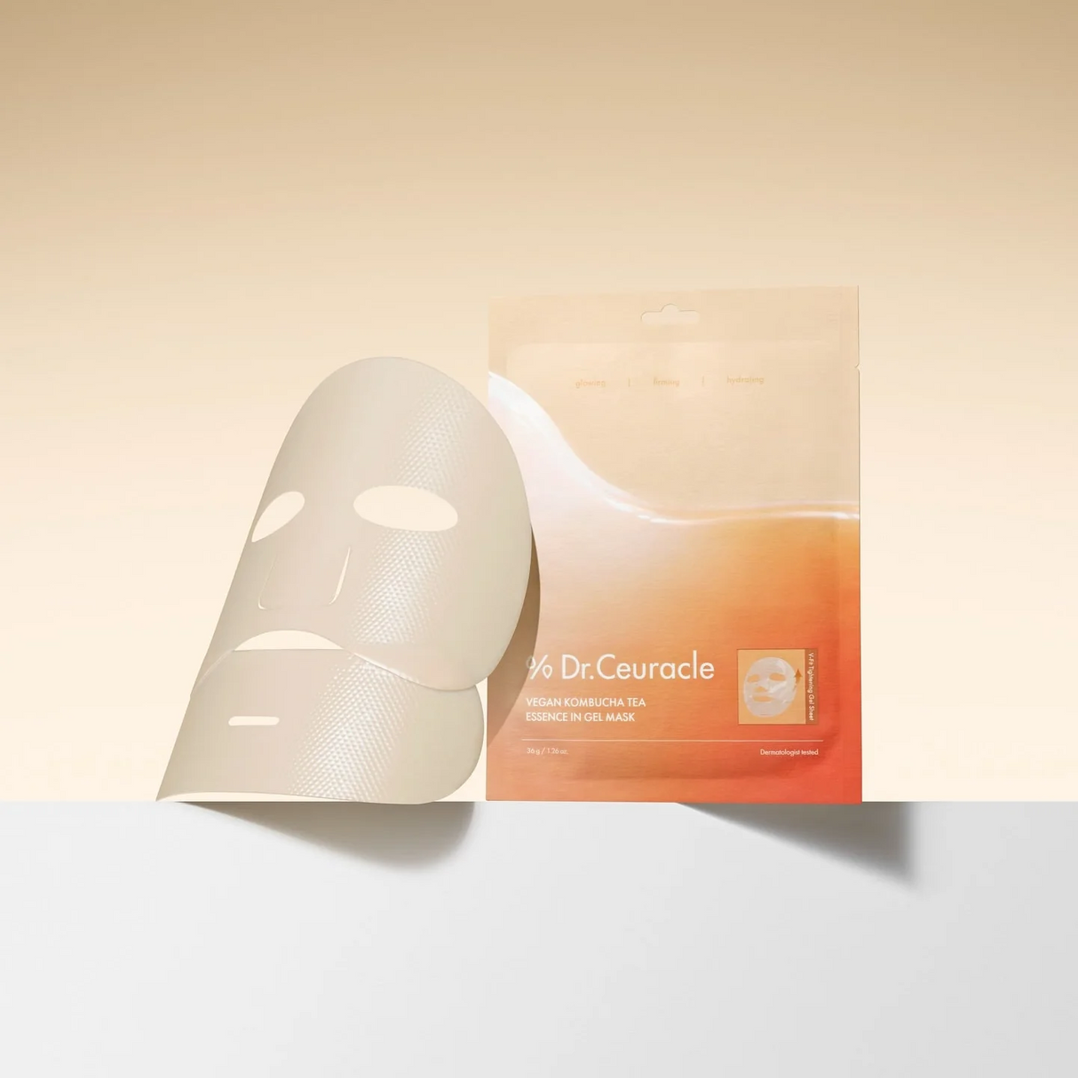 DR. CEURACLE | Vegan Kombucha Tea Essence in Gel Mask - 1 ud