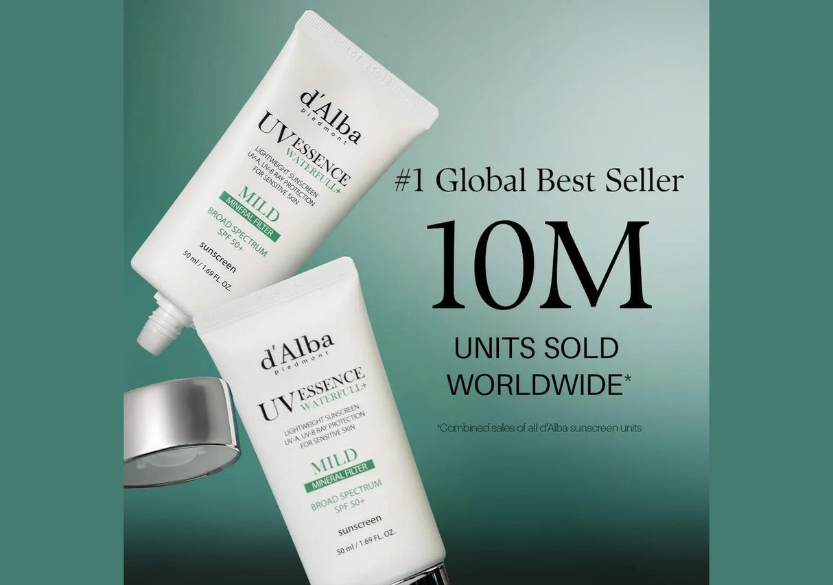 D'ALBA | Waterfull Mild Sunscreen SPF50+ PA++++ - 50ml