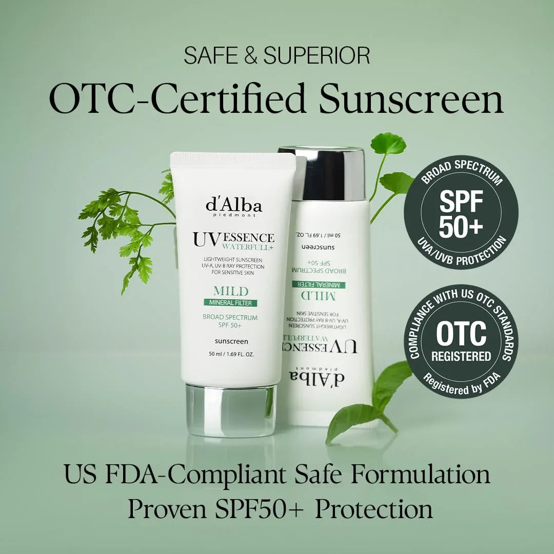 D'ALBA | Waterfull Mild Sunscreen SPF50+ PA++++ - 50ml - InternationalCosmetic