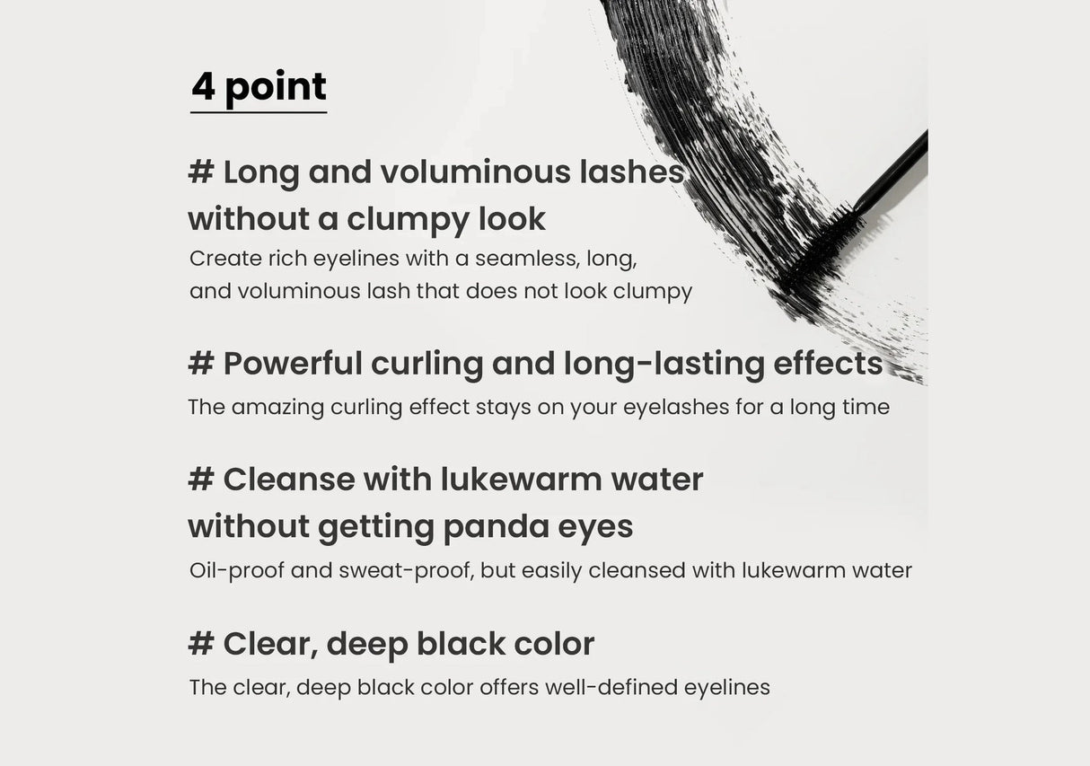 HEIMISH | Dailism Smudge Stop Mascara - Curling - 9gr