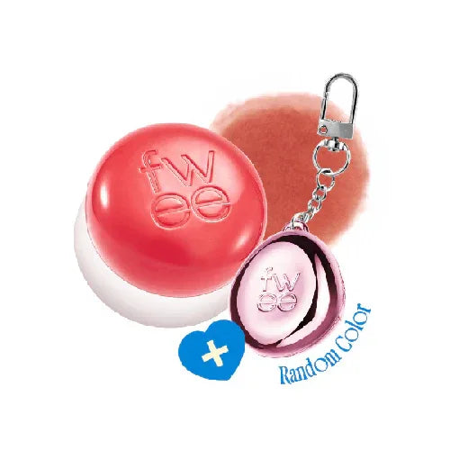 FWEE | Lip & Cheek Blurry Pudding Pot Keyring Set - InternationalCosmetic