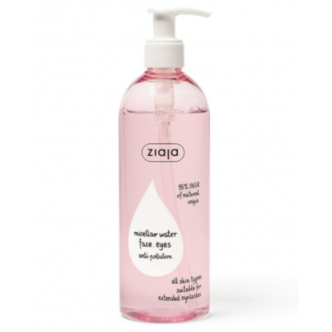ZIAJA | Micellar water face eyes anti-pollution - 390ml