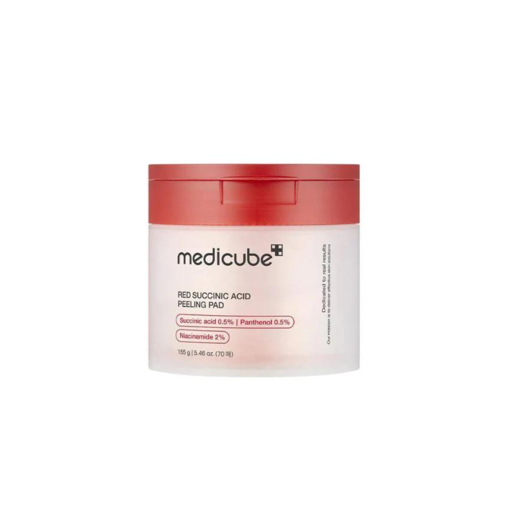 MEDICUBE | Red Succinic Acid Peeling Pad - 70 ud