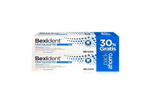 ISDIN | Duplo Bexident Blanqueante Pasta Dental - 2x125ml - InternationalCosmetic