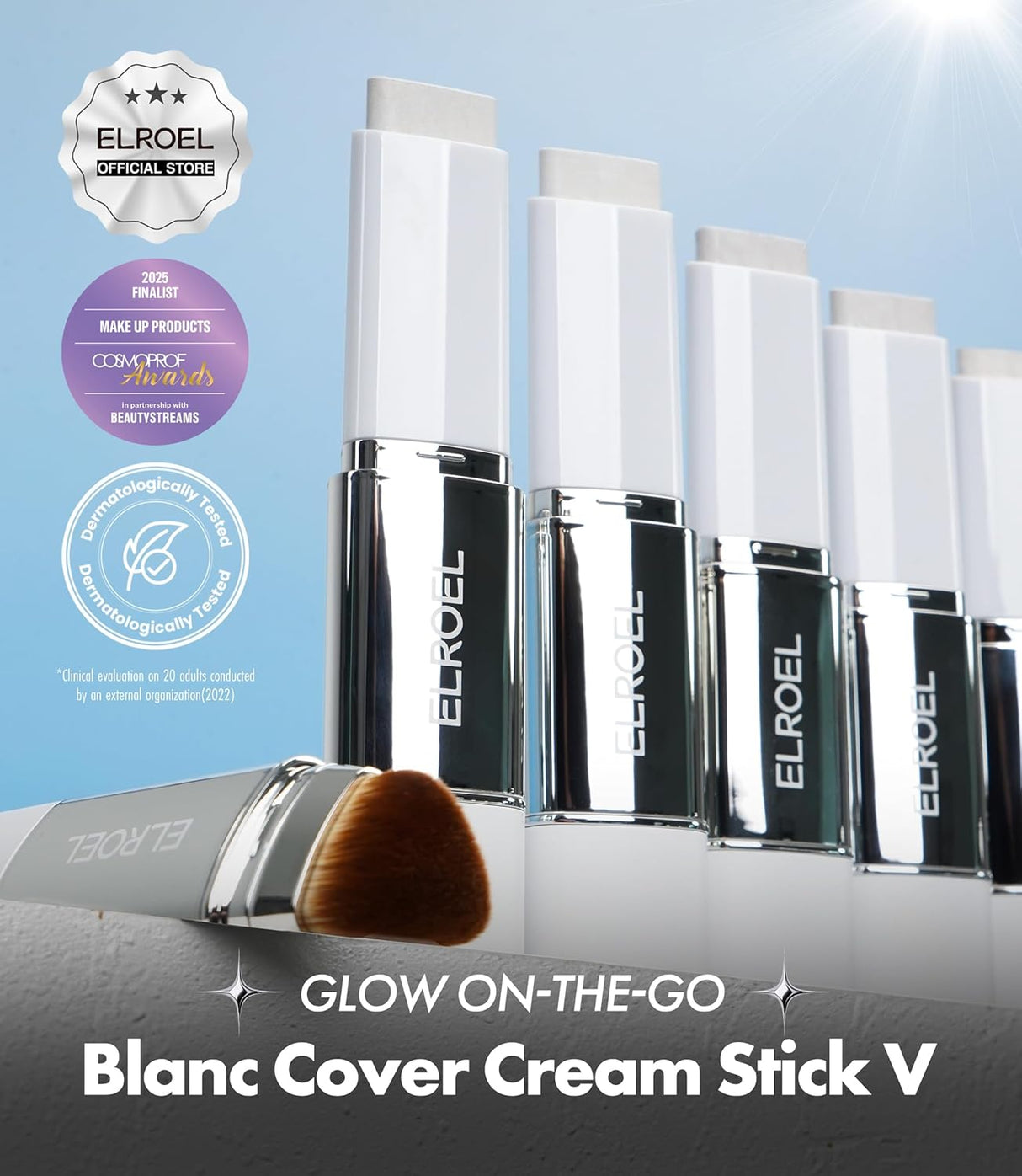 ELROEL | Blanc Cover Cream Stick V Foundation - 13gr