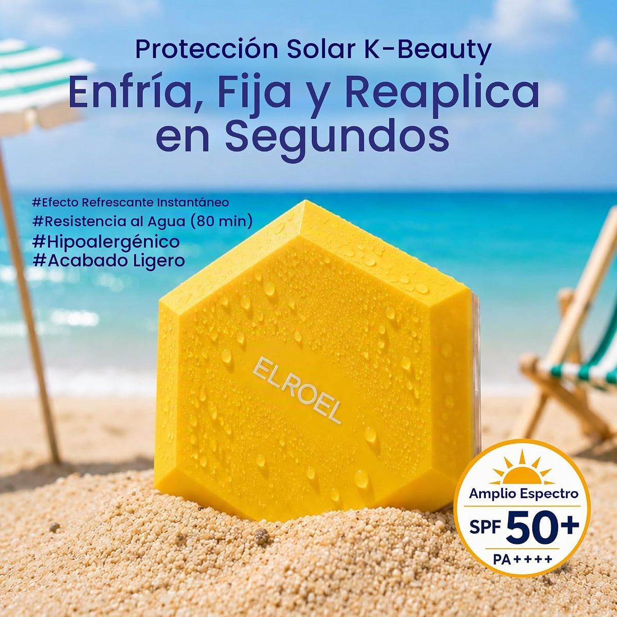 ELROEL | Pang Pang Sun Cushion Plus - Sunscreen Cushion SPF50 - 15g