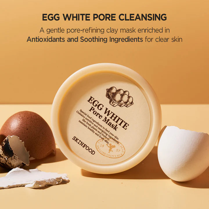 SKINFOOD | Egg White Pore Mask - 120gr