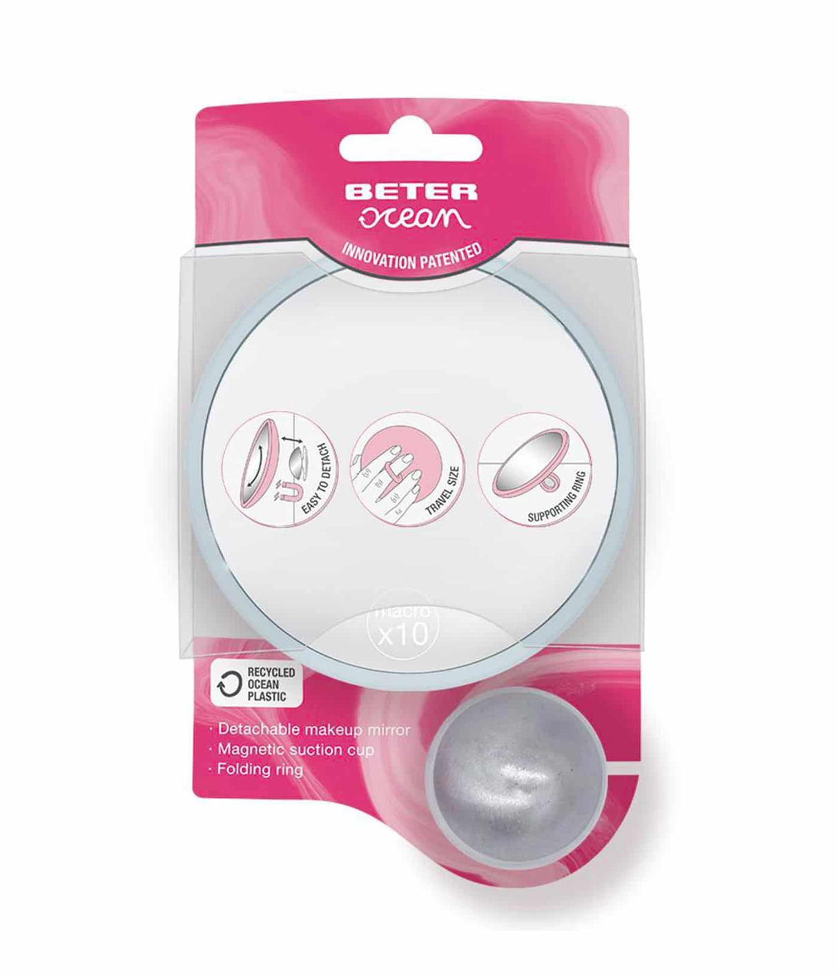 BETER | Espejo Ocean X10 con Soporte Magnético - InternationalCosmetic