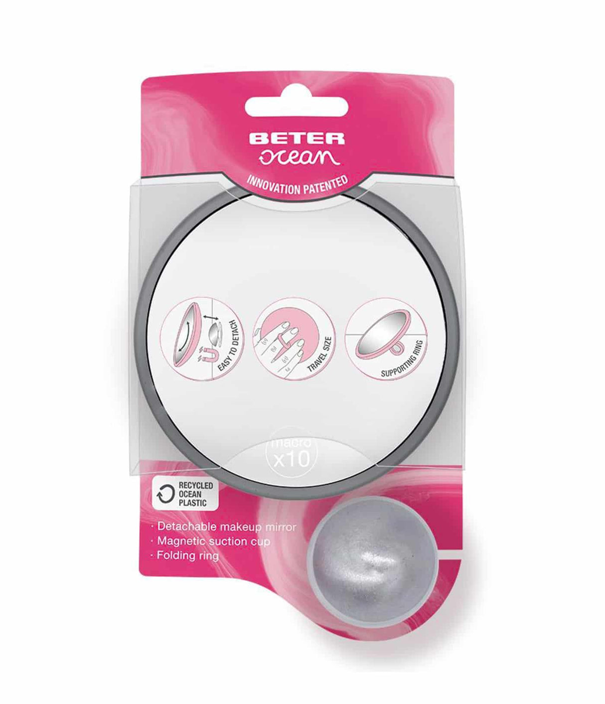 BETER | Espejo Ocean X10 con Soporte Magnético - InternationalCosmetic