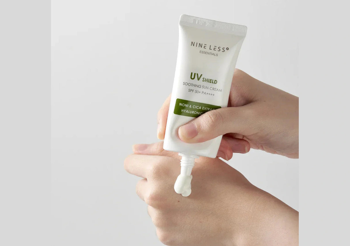 NINE LESS | Essentials UV Shield Soothing Sun Cream SPF 50+ - 50 gr - InternationalCosmetic