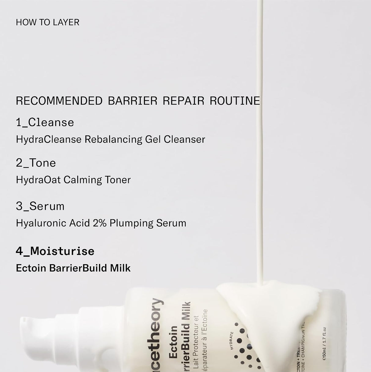 FACETHEORY | Ectoin BarrierBuild Milk - 50ml