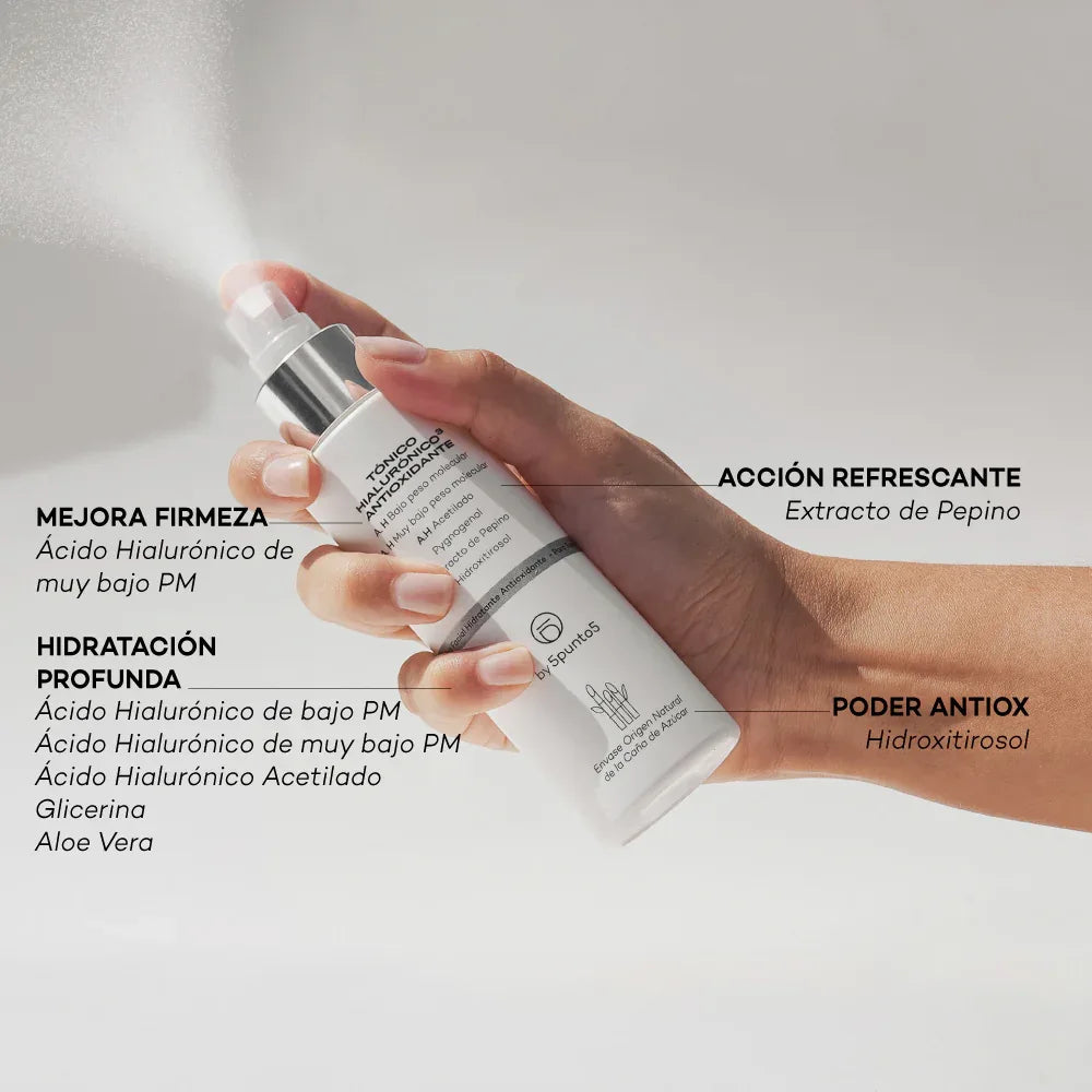 5PUNTO5 | Tónico Hialurónico Antioxidante - 125ml - InternationalCosmetic
